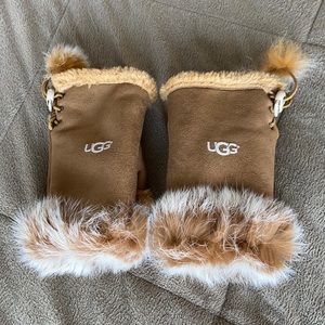 Ugg Fur Gloves
